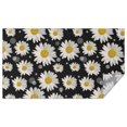 thumbnail image 1 of Black White Flower Pattern Rectangle Tablecloth 60"x102",Waterproof Polyester Rectangle Table Cloth, Wipeable Spillproof Polyester Tablecloth for Dining, Camping, Indoor and Outdoor, 1 of 6