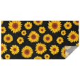 thumbnail image 1 of Black Sunflower Pattern Rectangle Tablecloth 60"x120",Waterproof Polyester Rectangle Table Cloth, Wipeable Spillproof Polyester Tablecloth for Dining, Camping, Indoor and Outdoor, 1 of 6
