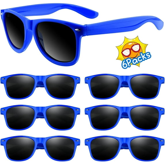 Black Sunglasses Bulk, 6/12/24/48 Pack Sunglasses Party Favors for Summer Beach Pool Birthday Wedding Party Supplies