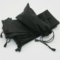 thumbnail image 1 of Black Sunglasses Carrying Case Bag Organizer Pouch Drawstring Closure, 1 of 4