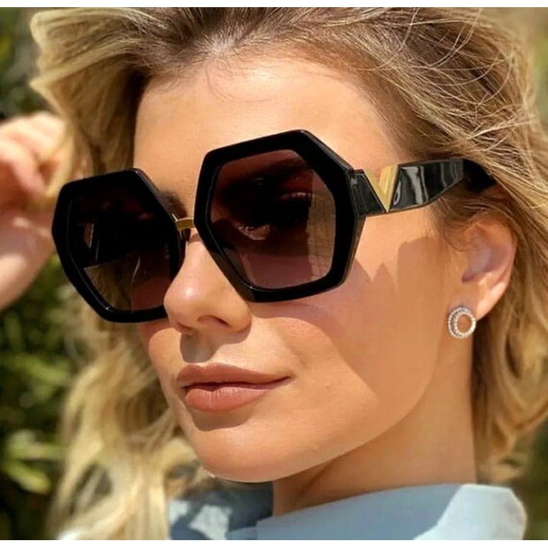Women\'s Black Sunglasses with Gold Accent - Designer
Style Verona | Women main image 2