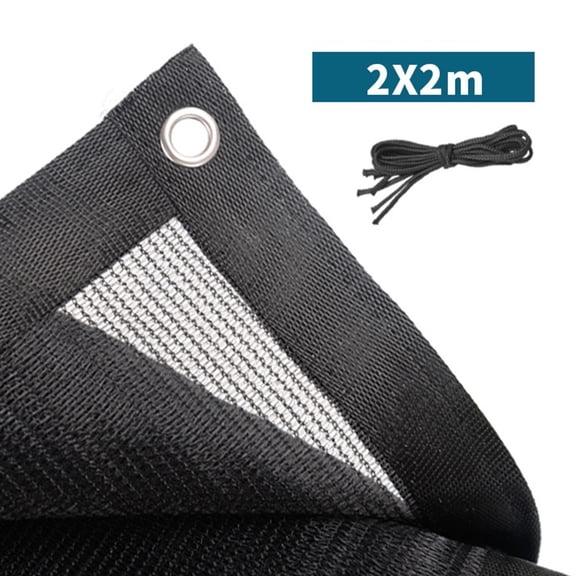 Black Sunshade Net Anti-Uv Plant Cover Mesh Garden Sun Shed Gazebo Awning Outdoor Sun Shade Netting Shading Insulation Cover