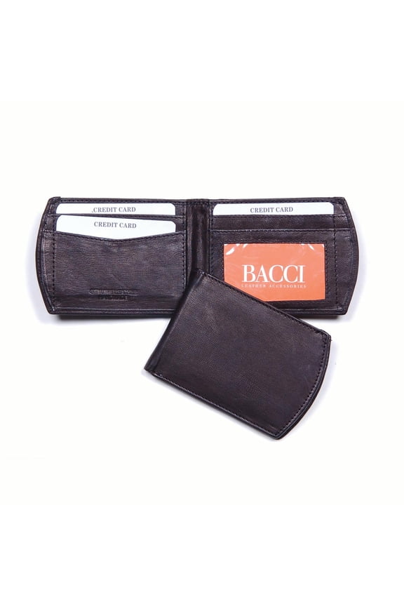 Black Super Slim Bi-fold Wallet GM12802