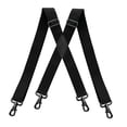 thumbnail image 1 of Black Suspenders For Men Big And Tall Heavy Duty Work Adjustable Suspenders With 4 Swivel Hooks, 1 of 5