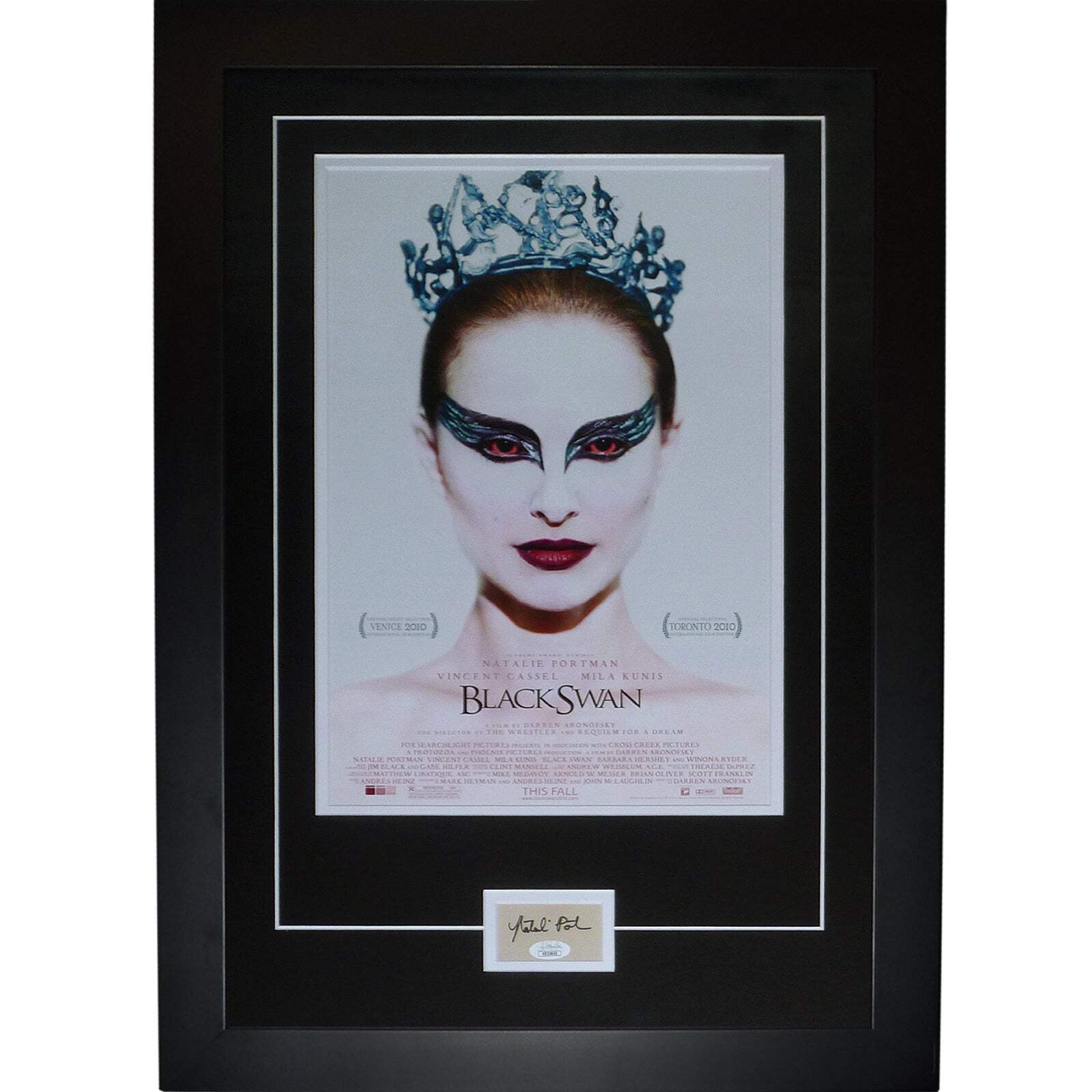 Black Swan 11x17 Movie Poster Deluxe Framed with Natalie Portman ...