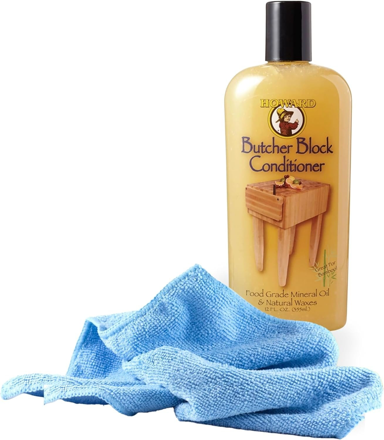 Black Swan Distributors - Howard Butcher Block Conditioner 12 oz & Non ...