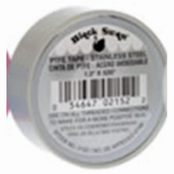 Black Swan Manufacturing 139218051 0.5 in. x 1000 ft. PTFE Tape - Gray Ghost