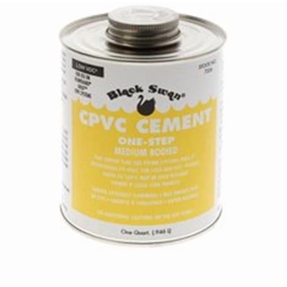 Black Swan Manufacturing 7220 CPVC Onestep Flow Gold Cement Yellow - 4 oz
