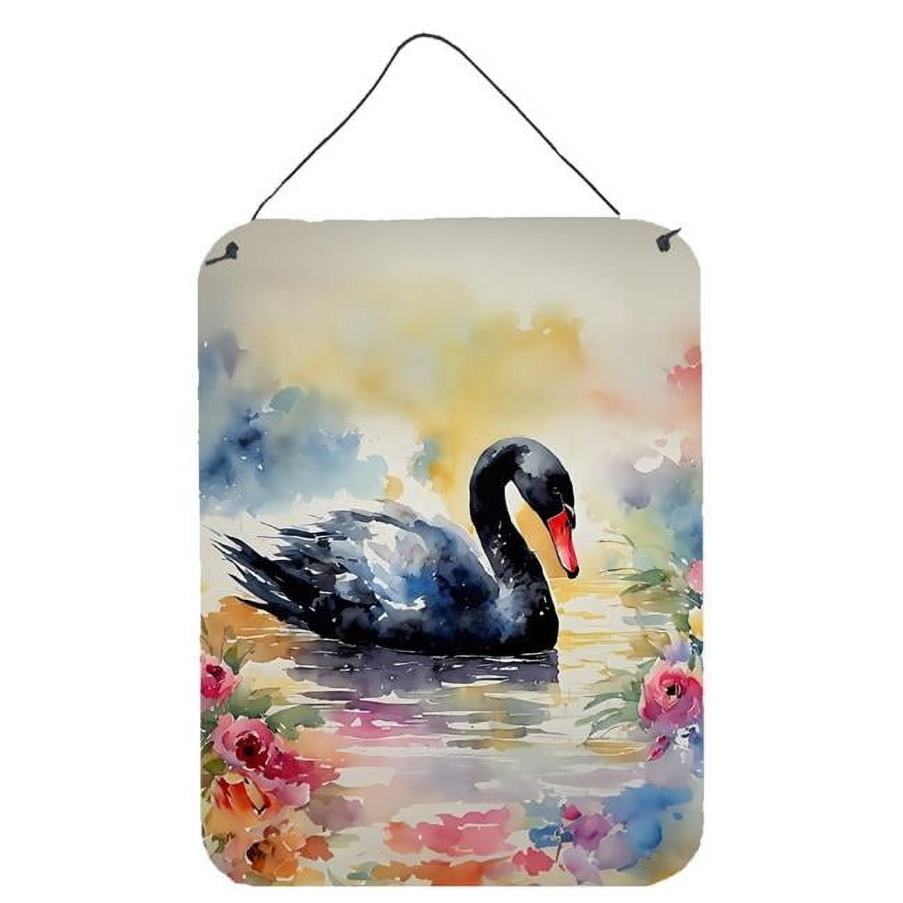 Black Swan Wall or Door Hanging Prints 12 in x 16 in
