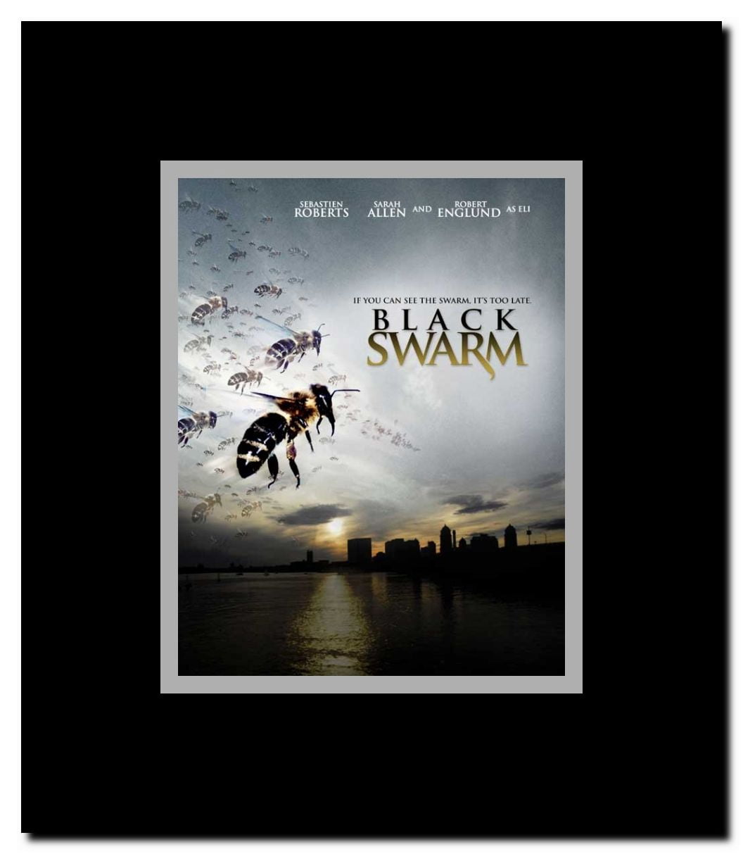 Black Swarm Framed Movie Poster