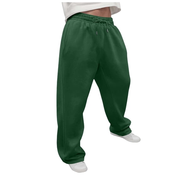 Black Sweatpants Men Grey Baggy Sweatpants Wide Leg Sweatpants for Women Men Baggy Casual Drawstring Sweat Pants Trendy Athletic Clothes