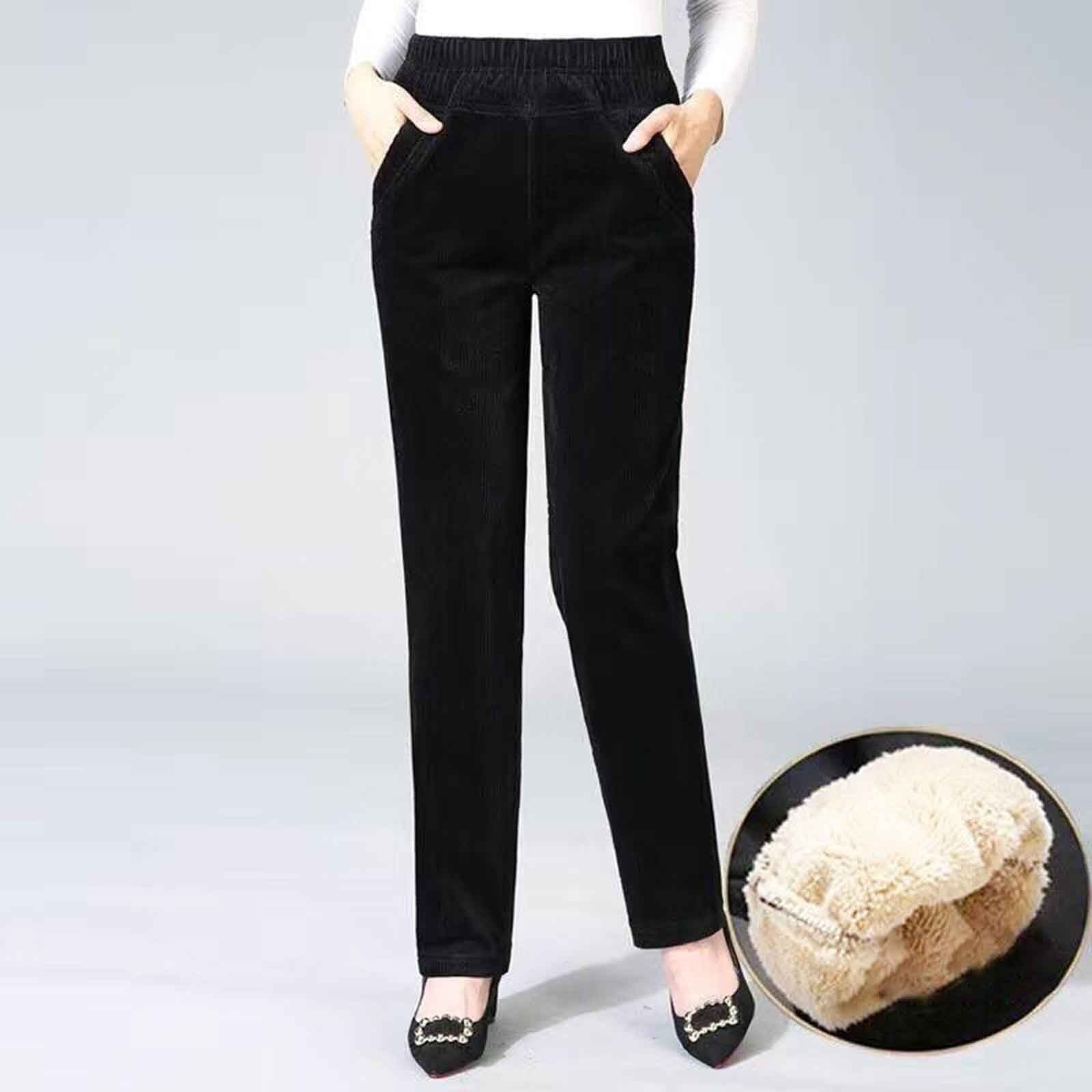Pantalon Sweat Lined Lindsey Blake - Noir Taille M - Coupe Large