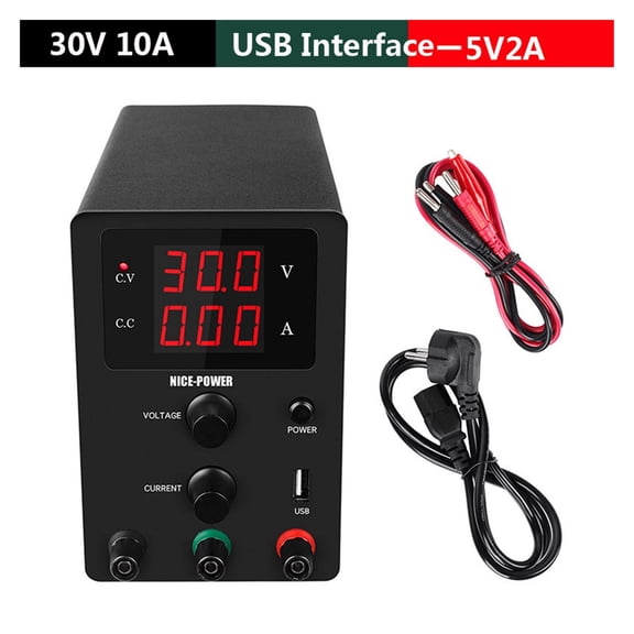 Black Switching Adjustable Voltage Regulator Laboratory Power Supply Lab Regulator 60V 5A Variable Switched Bench Source 30V 10A ,Low-loss