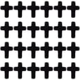thumbnail image 1 of Black Synthetic Turquoise Cross Beads Mini Cross Beads Loose Spacer Bead, 1 of 9