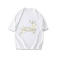 thumbnail image 1 of Black T-Shirt Fast Food Deer Print Casual Wear For Men And Women, 1 of 4