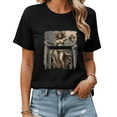 thumbnail image 1 of Black T-Shirt Greek Mythology Medusa Print Gift For Feminists Graphic Tee S-5XL Tops, 1 of 5