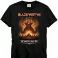 Black TShirt InTeense 'BLACK W varies' Design with Fire and Dragon