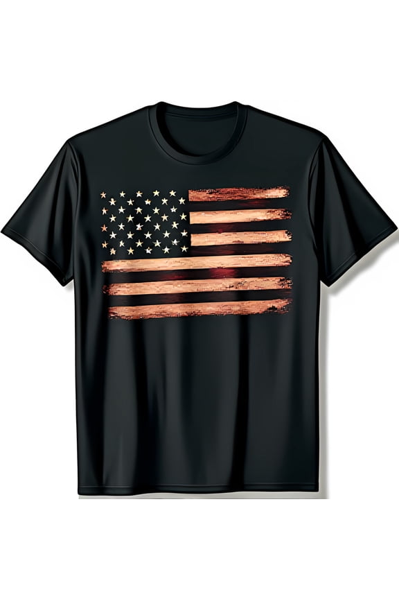 Black T-Shirt Vintage Worn Look Comfortable Fabric