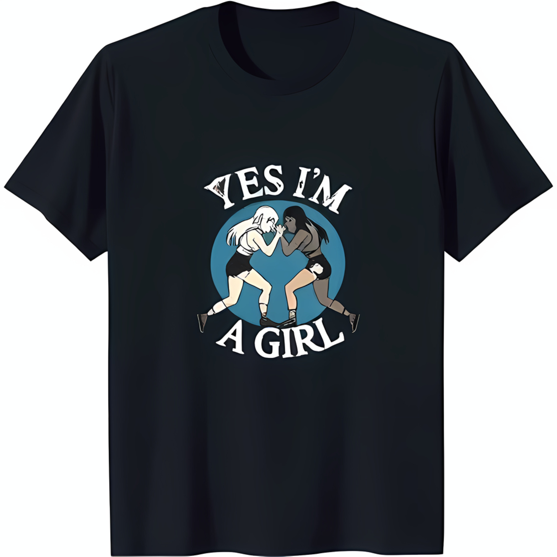 Yes Girl T-Shirt Black Women Empowerment T Shirt for Women main image 0