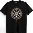 thumbnail image 1 of Black T-Shirt with Bold Target Design Precision Graphic Tee for Goal Getters, 1 of 5