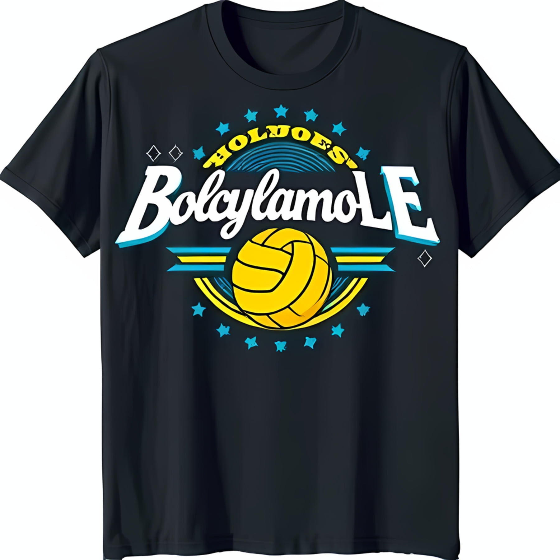 Cartoon Crowned Woman with Fruit & Floral Design Gamer Goddess TShirt