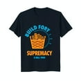 Black TShirt with 'Build Fory' City Design & 'Supremacy 5 Hall 1985