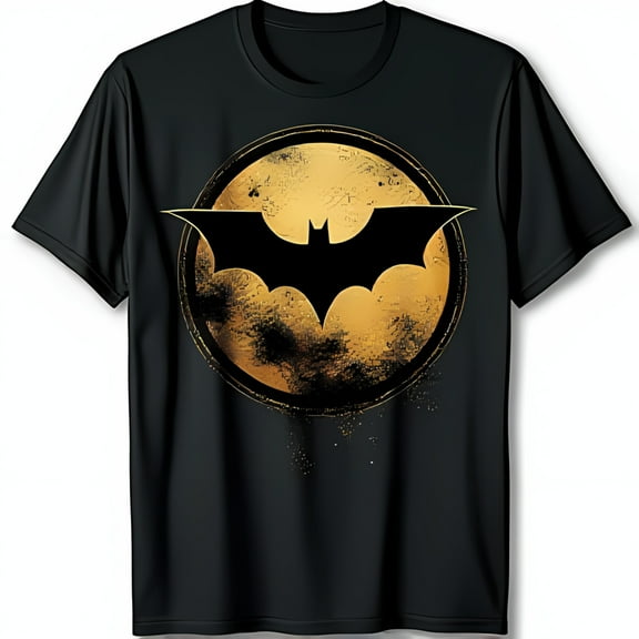 Black T-Shirt with Eye Catching Graphic Design Comfortable Fit for Everyday Wear