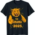 Black TShirt with Fierce Lion in Jersey 