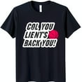 thumbnail image 1 of Black T-Shirt with 'Got You Lient's Back You ' Graphic & Pink Design, 1 of 5