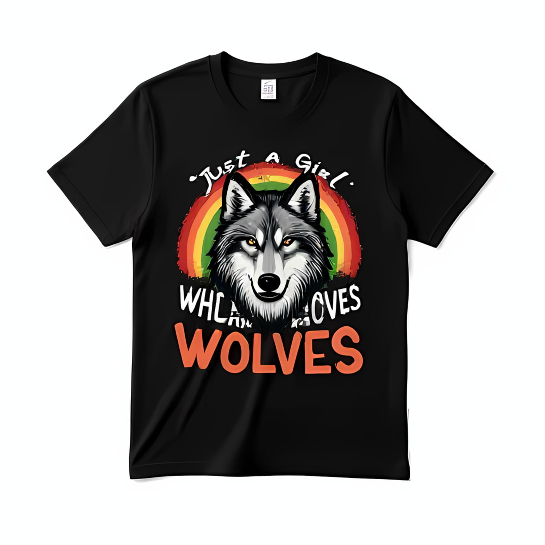 Black TShirt with Grey and White Graphic & Design for Lovers