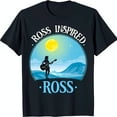 Black TShirt with Guitarist Under Full Moon 'ROSS INSPIRED' Design
