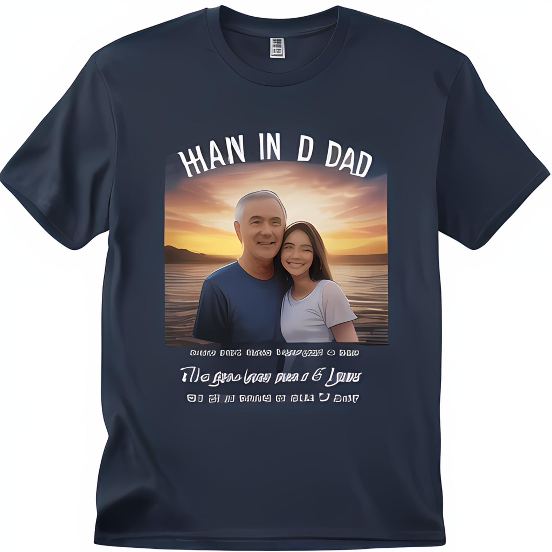Black T-Shirt with Heartfelt Graphic Gone but Not Forgotten - Walmart.com