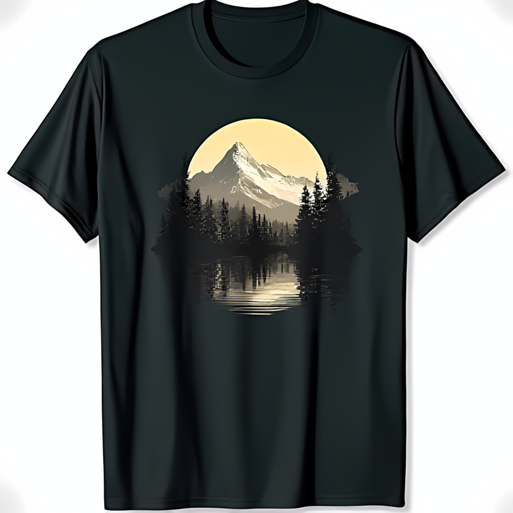 Between the Mountains Deep Lake T-shirt for Women