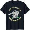 Black TShirt with Realtor Graphic House & Keys Design for