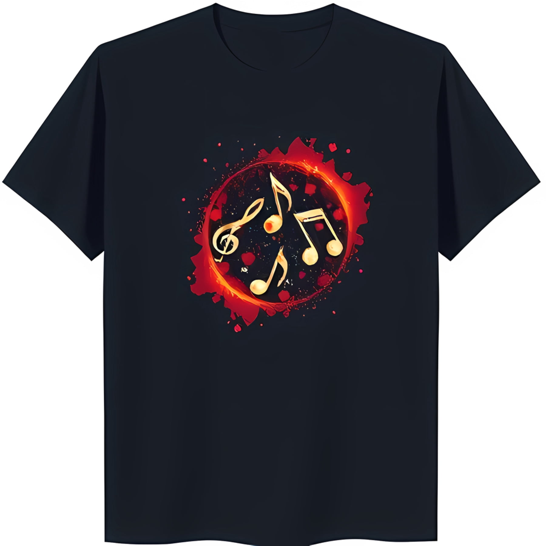 Just a Girl Who Loves That Horse Graphic Black TShirt with Colorful