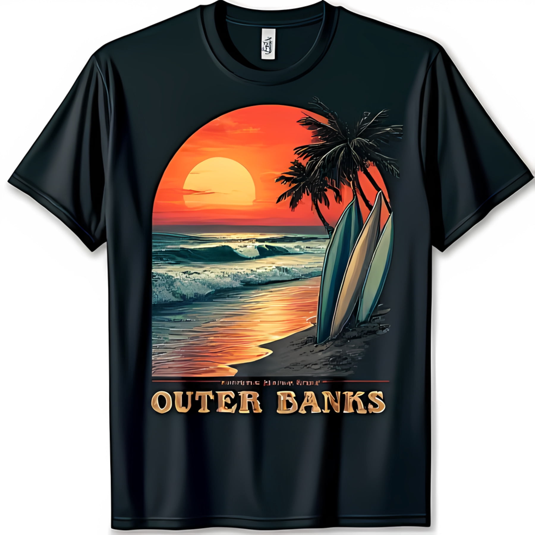 Outerbanks Dusty Olive Graphic Tee main image 0