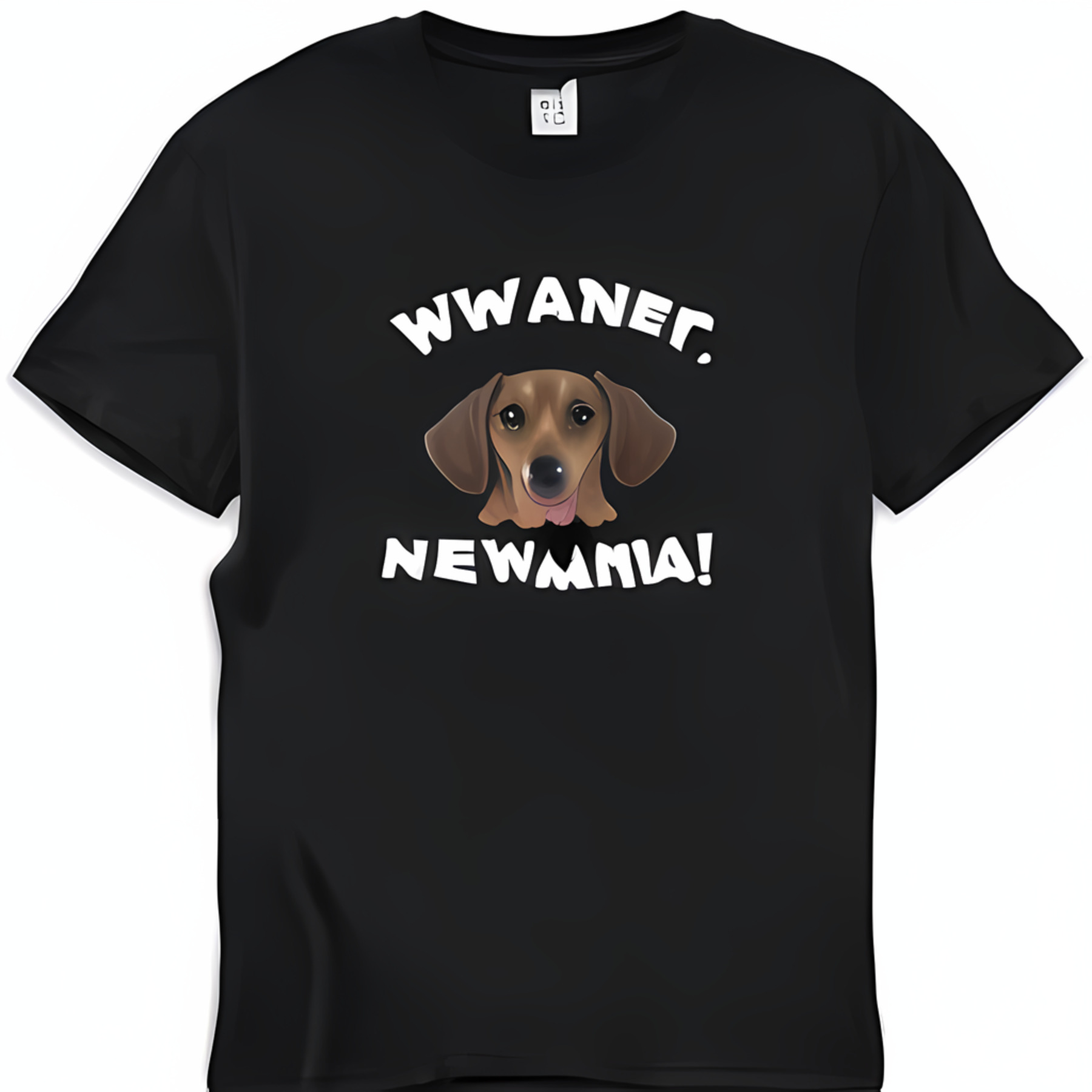 Black TShirt with 'The Little Bird' Design Featuring a Yellow Bellied