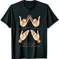 thumbnail image 1 of Black T-Shirt with Unique Hand Design and Symbol A SHADOW FADE Graphic Tee, 1 of 5