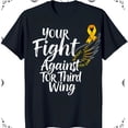 Black TShirt with White 'Your Fight Against TOR Third Wing' Text