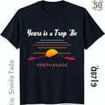 thumbnail image 1 of Black T-Shirt with Years is a Design Mountain Range & Sunset OREPHANAGE, 1 of 5