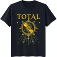 Black TShirt with Yellow Design and Key 'TOTAL' Graphic Tee