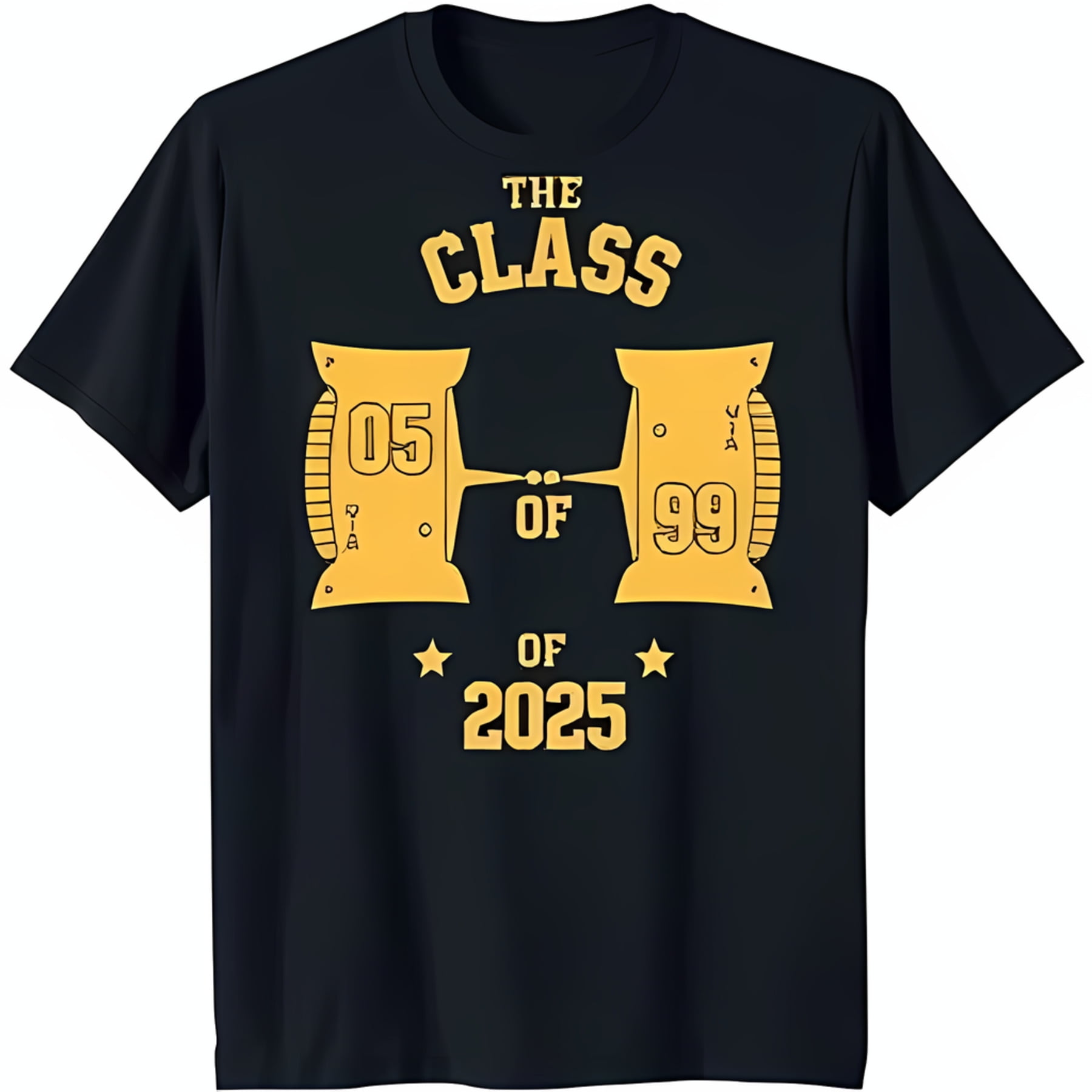 Black T Shirt With Yellow Graphic The Class Of 2025 Weightlifting Black T Shirt With Yellow Graphic The Class Of 2025 Weightlifting Design Featuring Weights 05 99 215ea57b 6a96 46b9 Be91 Fbb3534c542a.a8d8a520337fbcd02cffe229d70efbb6
