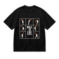 thumbnail image 1 of Black T Shirts for Men, Basketball Players, Ball Is Life Graphic 2 Mens Graphic Tees, 24827582,XXL, 1 of 8