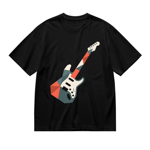 Black T Shirts for Men, Electric Guitar, Graphic 1 1 Mens Graphic Tees, 24827757,3XL