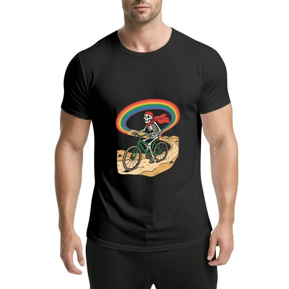 Black T Shirts for Men, Mens Graphic Tees, M5714076,S