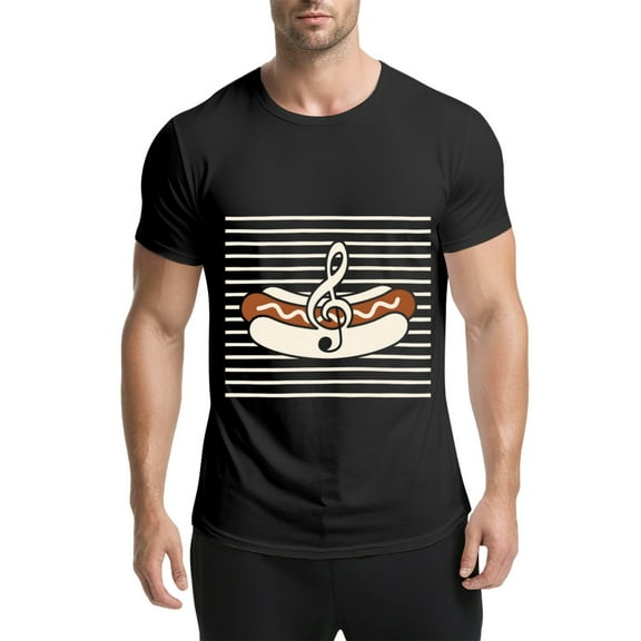 Black T Shirts for Men, Mens Graphic Tees, M5715276,S