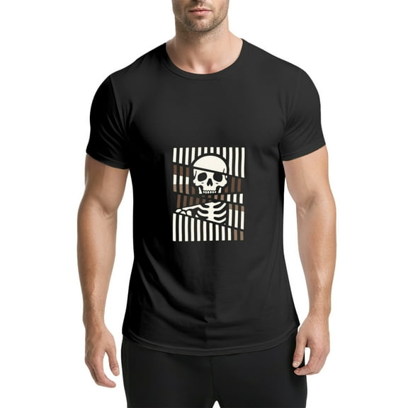 Black T Shirts for Men, Mens Graphic Tees, M5715286,S