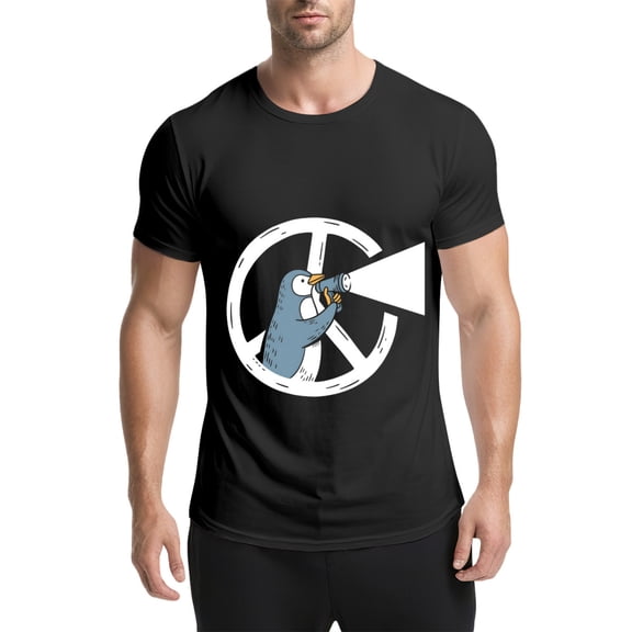 Black T Shirts for Men, Mens Graphic Tees, M5717126,3XL