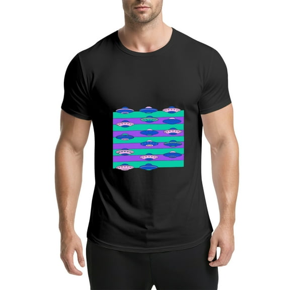 Black T Shirts for Men, Mens Graphic Tees, M5717136,3XL