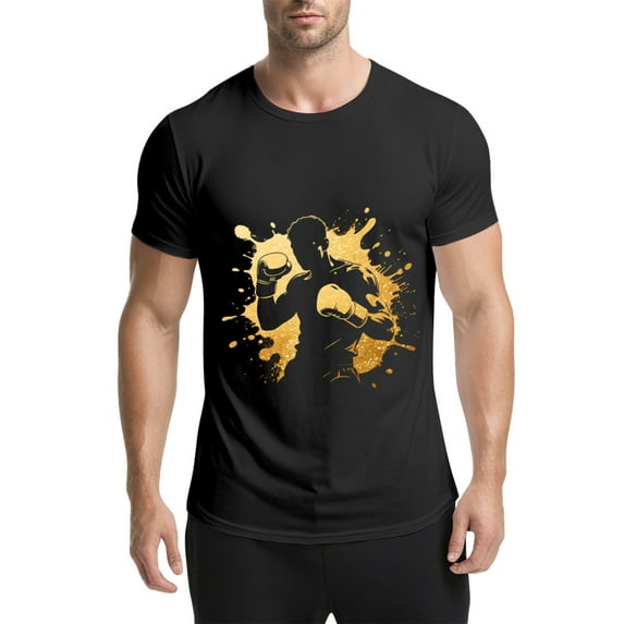 Black T Shirts for Men, Mens Graphic Tees, M5718054,XL